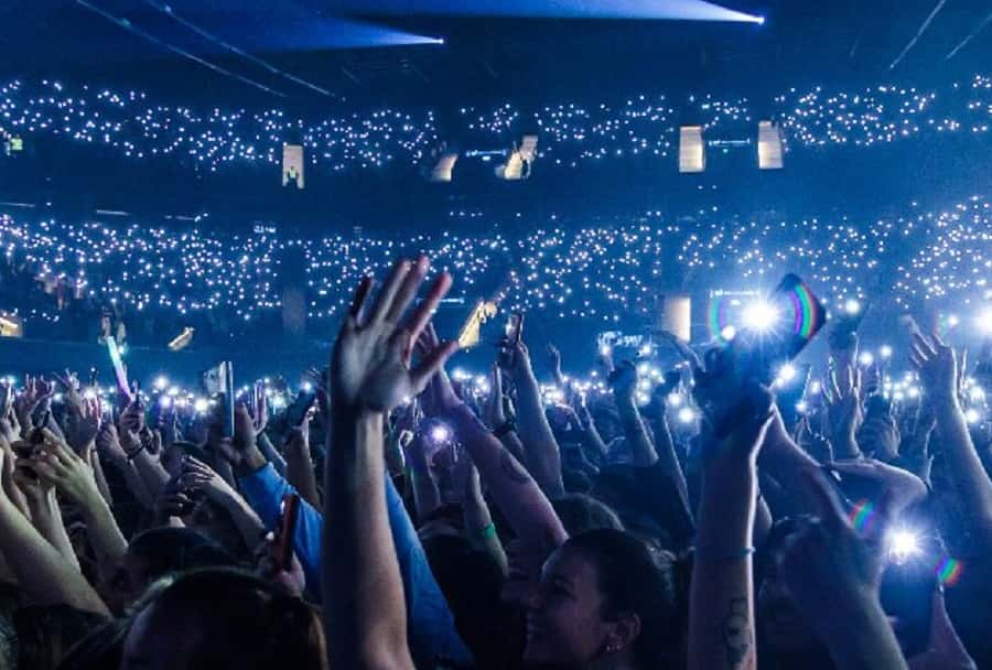 Movistar Arena recital estadio show fiesta