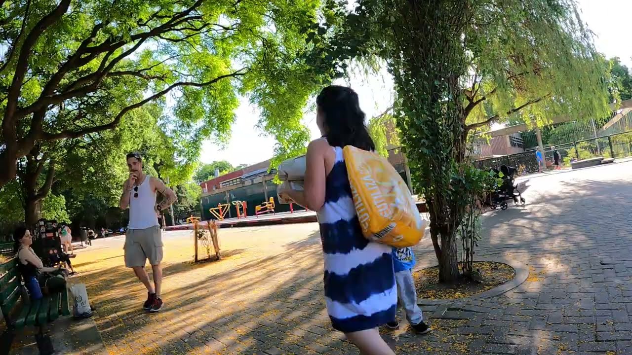 Miniatura del vídeo: Plaza Unidad Latinoamericana. Cámara fija rápida