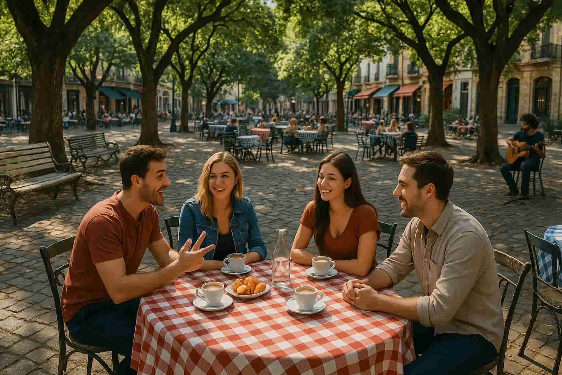 Café, risas y adoquines una postal perfecta para disfrutar Palermo con amigos