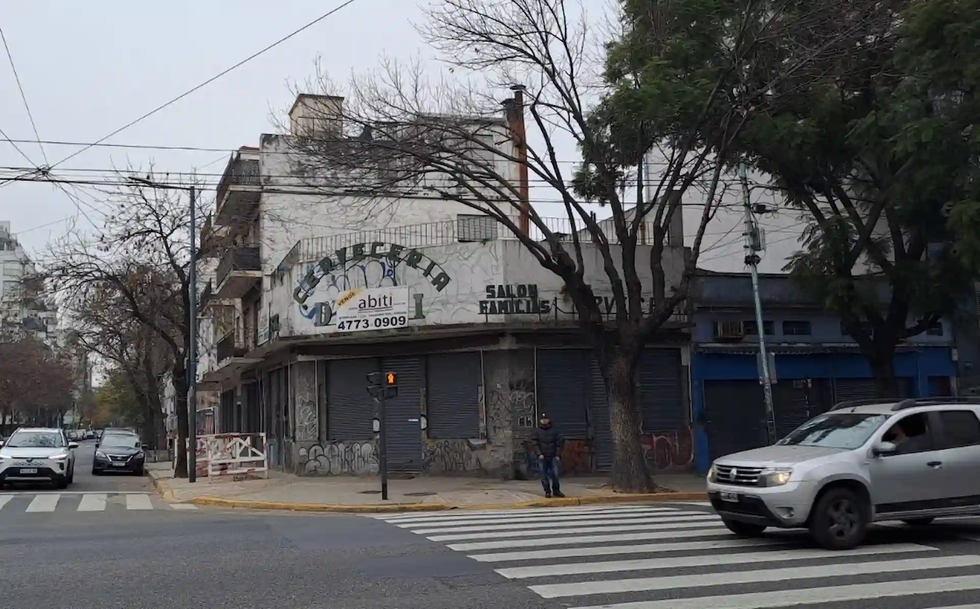 En la esquina de Córdoba y Fitz Roy