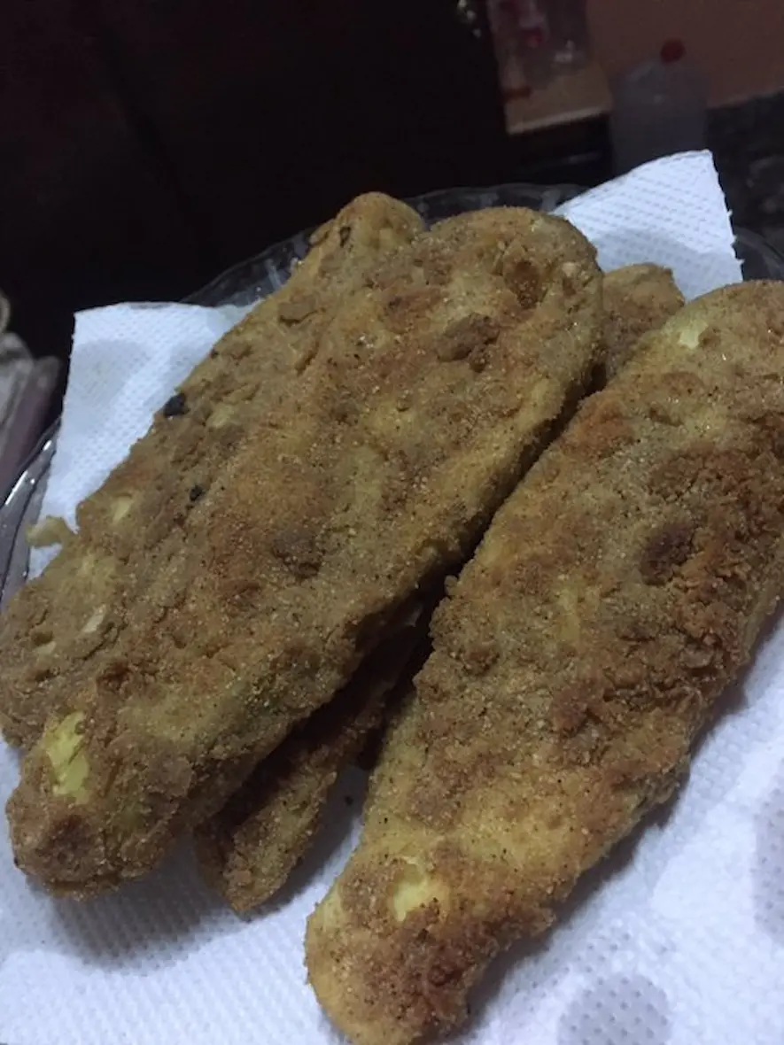 Milanesas de berenjena Milanesas de berenjena