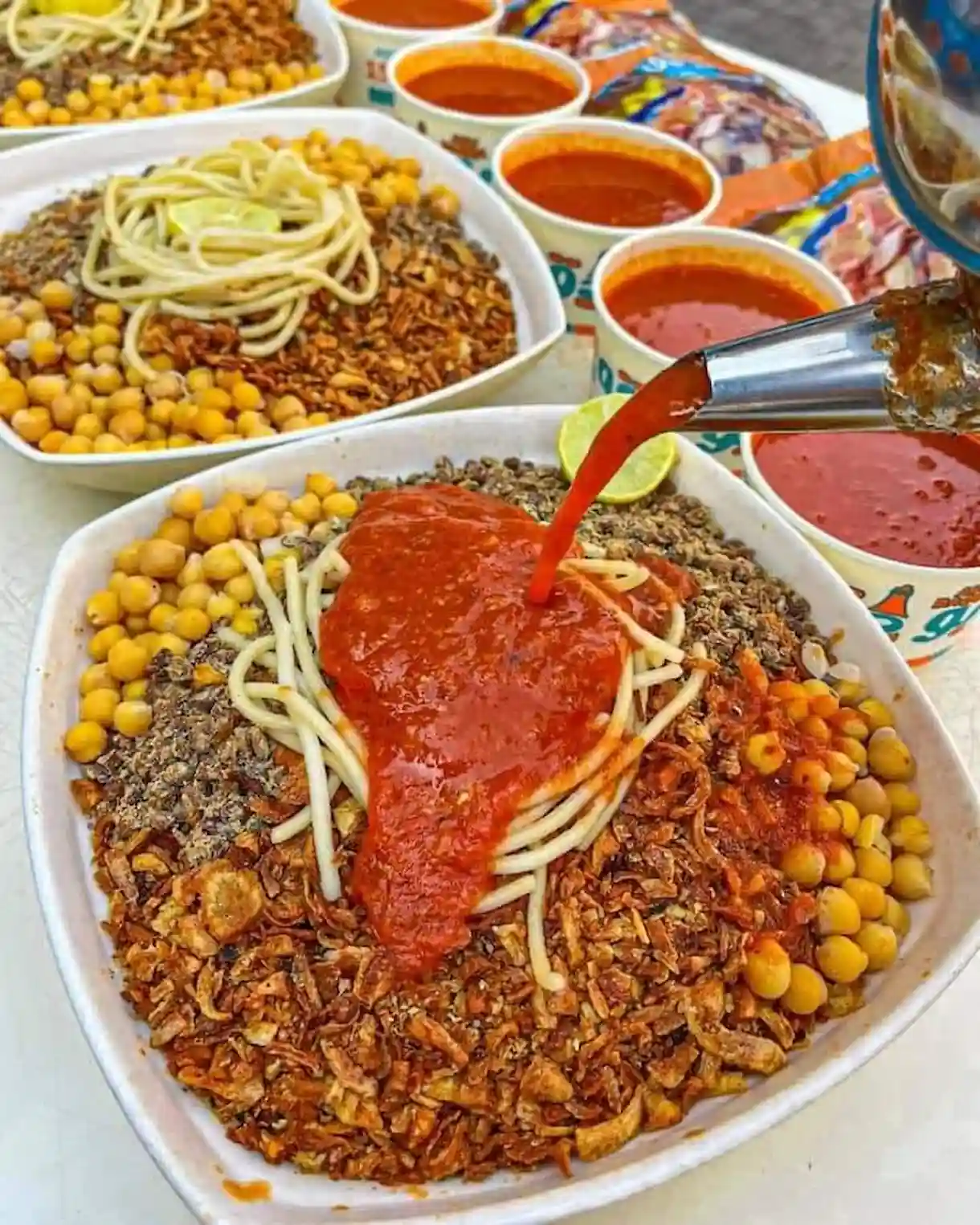 # Koshari la receta egipcia que convierte arroz